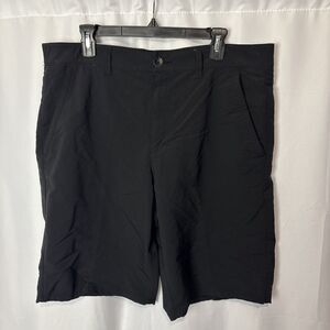 900 By Tony Hawk Men’s 32 Black Flat Front Mid Rise Skateboard Shorts Pockets